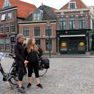 Lluis Llord en su ruta ciclista por Holanda