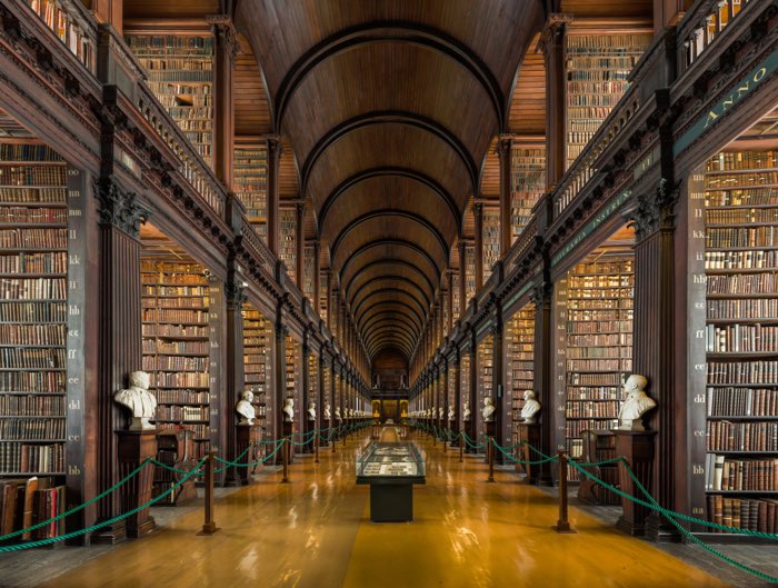 La librería del Trinity College