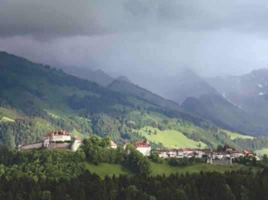 Panorámica de Gruyères