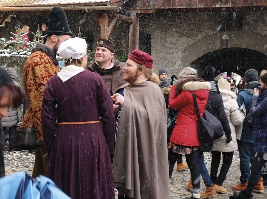 Mercado medieval de Navidad de Chillon en Montreux