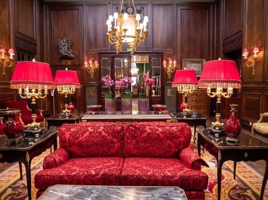 Interior del hotel Sacher