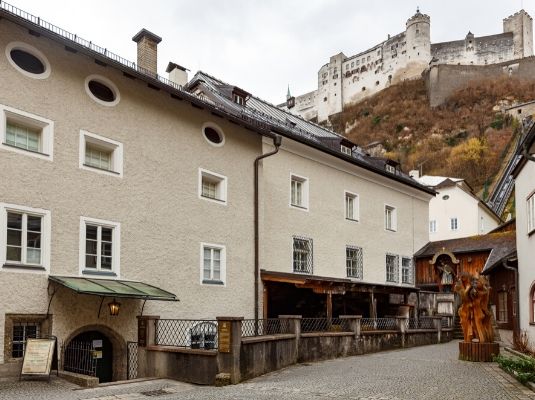 la Fortaleza Hohensalzburg desde Salzburgo