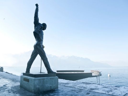 Estatua de Freddie Mercury en Montreux