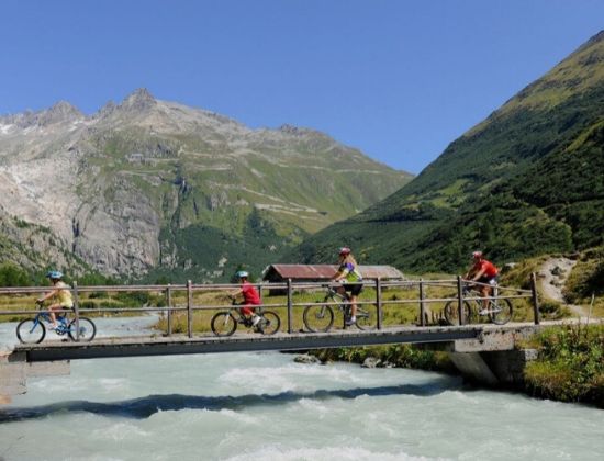 Los paisajes de Pfyn-Finges en la ruta del Ródano