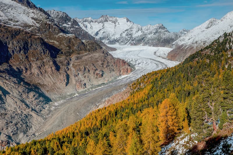 Glaciar Aletsch cerca de Interlaken