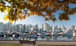 Vista de Vancouver des de l'Stanley Park