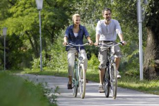 Un tramo de la ruta de passau a viena en bici