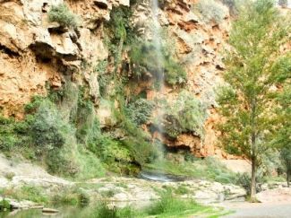 Salto de la Novia en la Vía Verde de los Ojos Negros