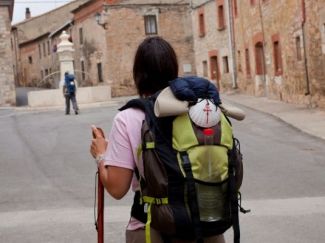Peregrino en el Camino de Santiago