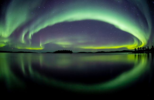 bonita aurora boreal