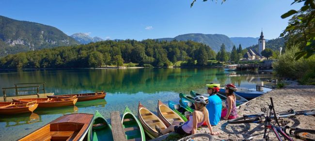 Eslovenia y el lago Bled en bici  con niños